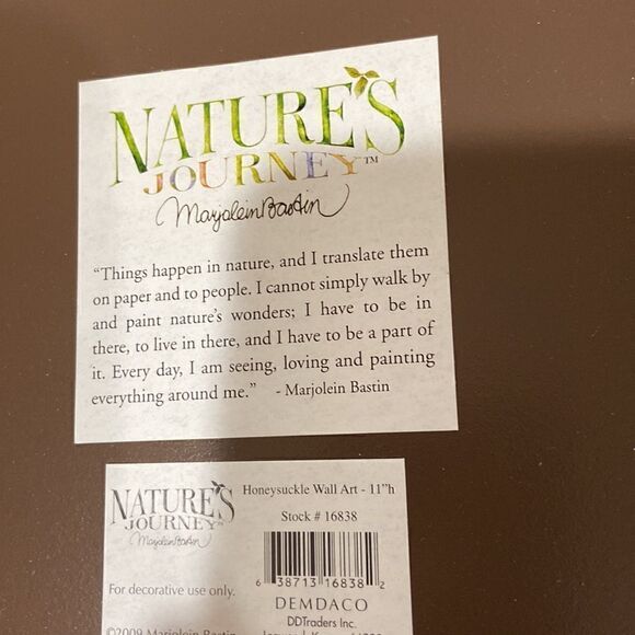 NWOT Wall Art Honeysuckle by Demdaco and Our Family Secret pictures‎ - Picture 5 of 10